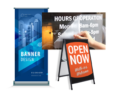 Large format inkjet printed poster